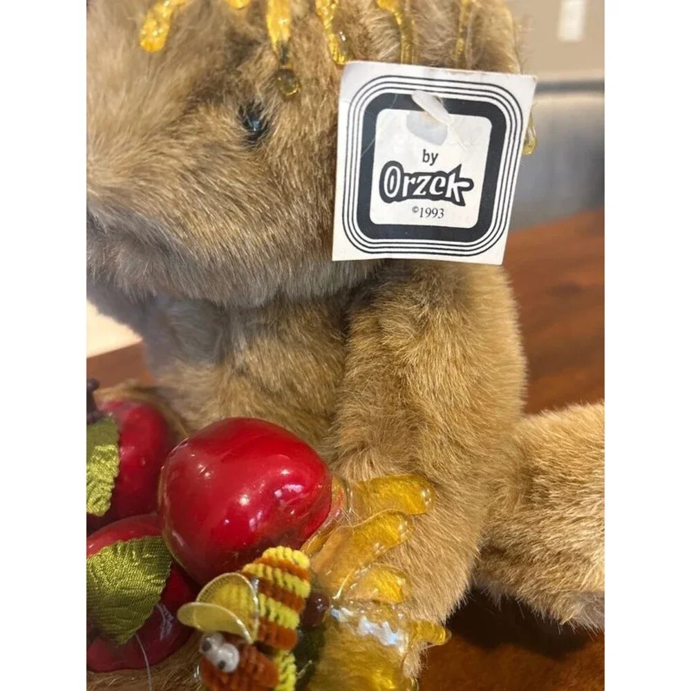 Vintage Orzek RARE Honeybee Apple Bear